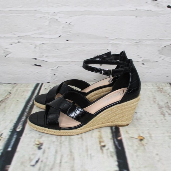 Nanette Lepore Quirky Wedge Espadrille Jute Sandals - Picture 4 of 7